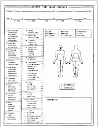 Mcgill Index Chart