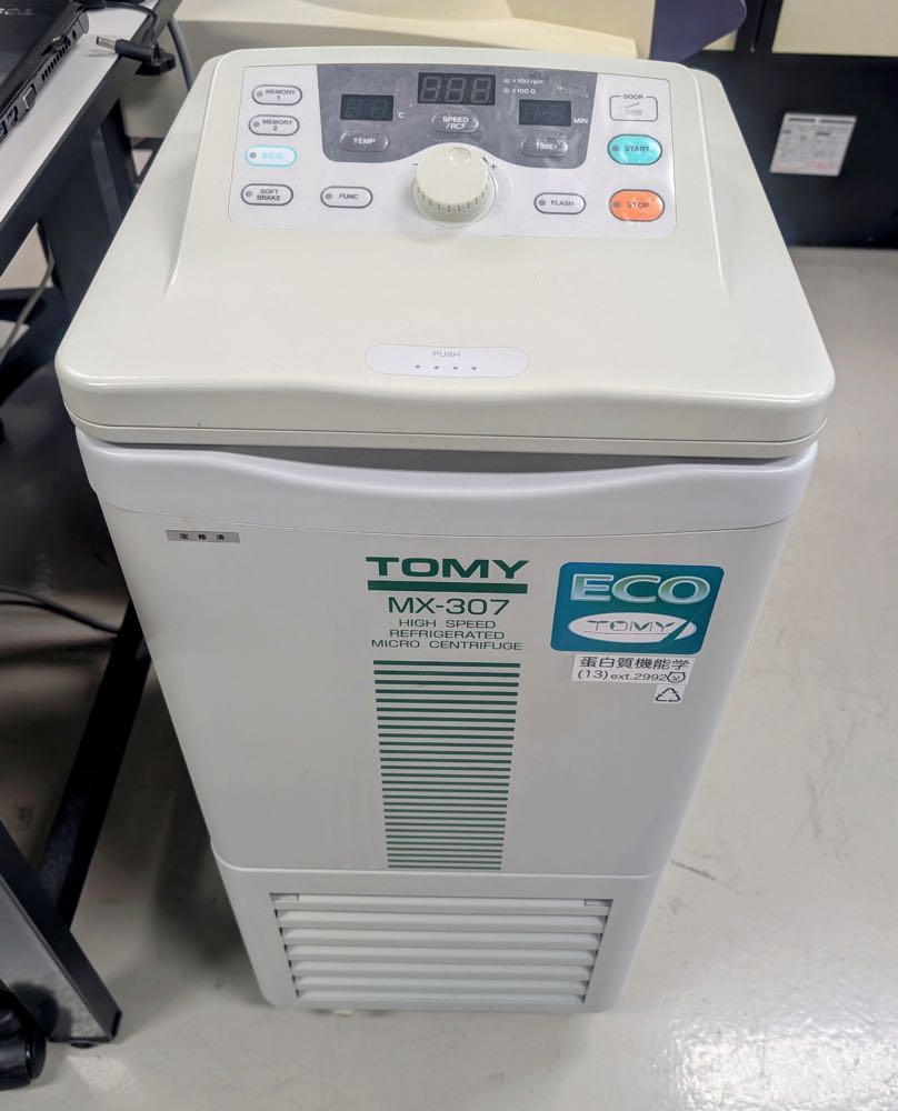 TOMY MX-307 High-Speed Refrigerated Microcentrifuge